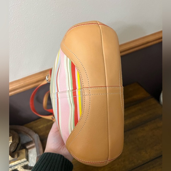 ✨ NWOT - Rare Vintage Coach Y2K Striped Hobo Bag | With Box & Dust Bag ✨ - Picture 11 of 14